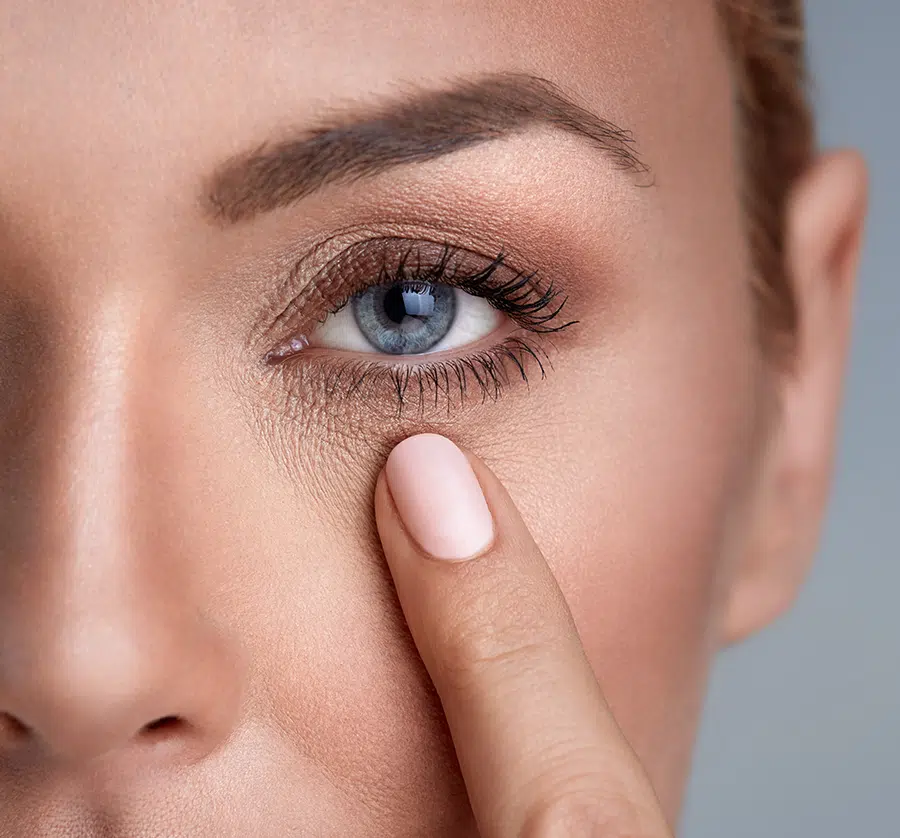 Face wrinkles and other signs of aging occur in all maturing skin